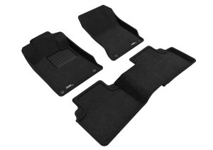 Nissan Altima Floor Mats - Front and Rear - 3D MAXpider - Elegant - Black - `19-`24 Nissan Altima Floor Mats - Front and Rear - 3D MAXpider - Elegant - Black - `19-`24